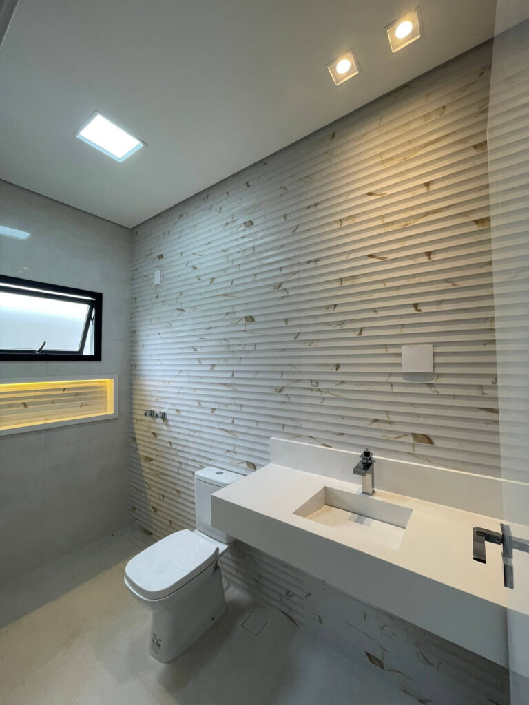 Iluminação em casa de alto padrão