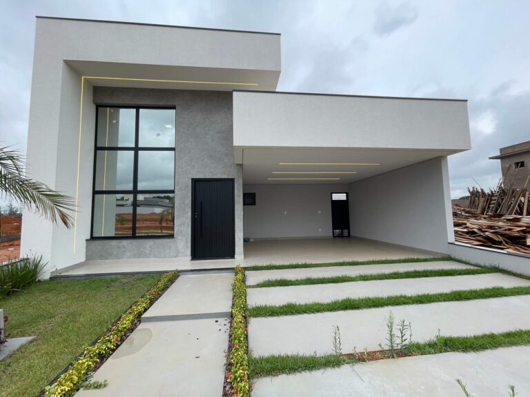 Iluminação em casa de alto padrão área externa.