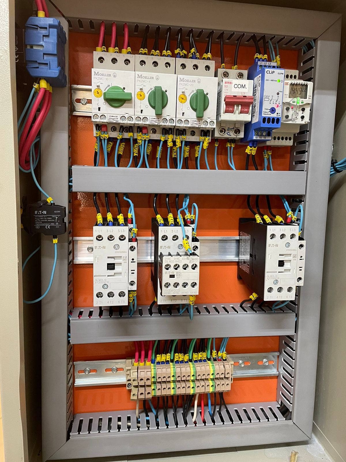 Painel Eletrico para Sistema de Exaustão Industrial